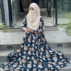 Imarah Printed Abaya – Premium Modest Fashion