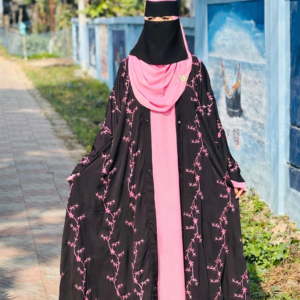 Noir Vine Abaya only Koti