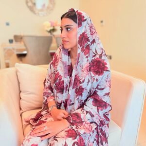 Zayeen Abaya – Delicate Prints, Divine Modesty